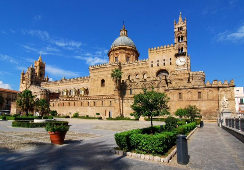 SHILIHOME Cattedrale Palermo Dipinto dai Numeri Fai da Te Unici 